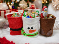 Häkelanleitung - Geschenktaschen Set Weihnachten