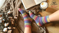 Häkelanleitung - Socken häkeln für Anfänger