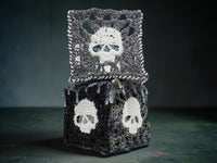 Häkelanleitung - Totenkopf Granny Teelicht
