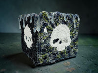 Häkelanleitung - Totenkopf Granny Teelicht