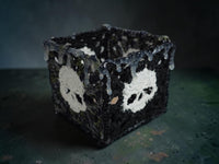 Häkelanleitung - Totenkopf Granny Teelicht