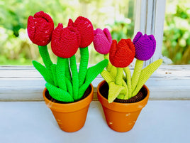 Häkelanleitung - Zauberhafte Tulpen