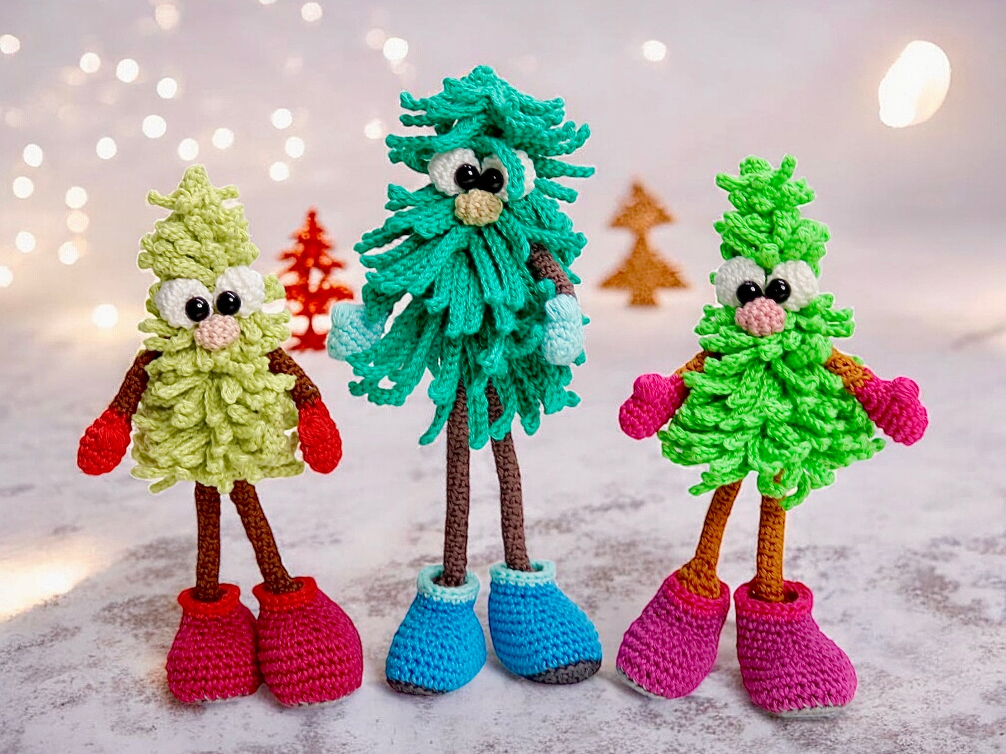 weihnachtsbaum aus handschuhen anleitung Häkelanleitung