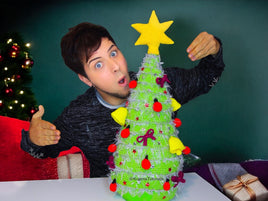 Häkelanleitung - Weihnachtsbaum 50 cm groß