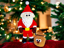 Häkelanleitung - Weihnachtsklaus der großer flauschige Weihnachtsmann
