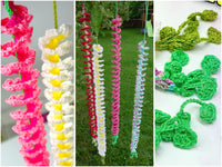 Crochet pattern - 4 decorative wind chimes set