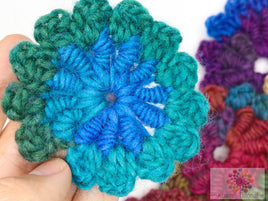 Crochet pattern - Bullion Flowers