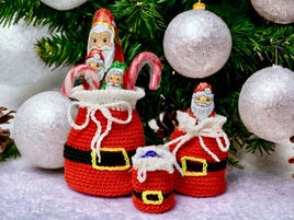 Häkelanleitung - Weihnachtssäckchen zum Befüllen | Nikolaus | Geschenk
