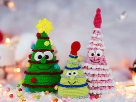 Häkelanleitung - Kümas lustige Weihnachtsbäume