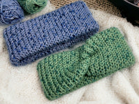 Häkelanleitung - Doppelwandiges cozy Stirnband