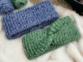 Häkelanleitung - Doppelwandiges cozy Stirnband