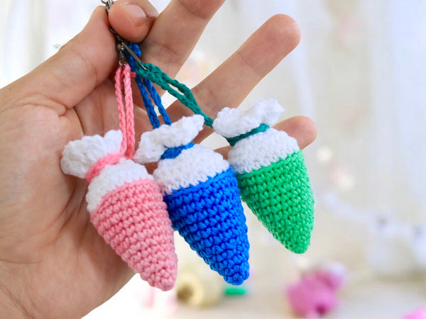 Häkelanleitung - Schultüten Anhänger | Last Minute