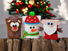Häkelanleitung - Geschenktaschen Set Weihnachten