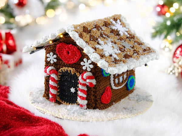 Häkelanleitung - Lebkuchenhaus