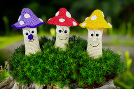 Crochet pattern - Funny toadstools