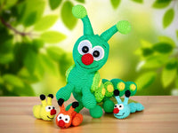 Crochet pattern - Raupi - the fluffy caterpillar